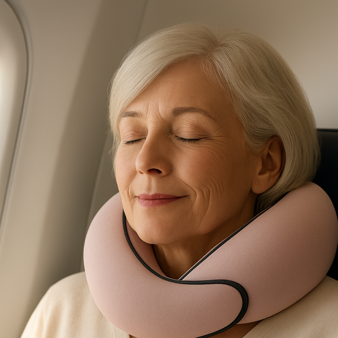 JetSnug® Neck Pain Relief Travel Pillow Pink