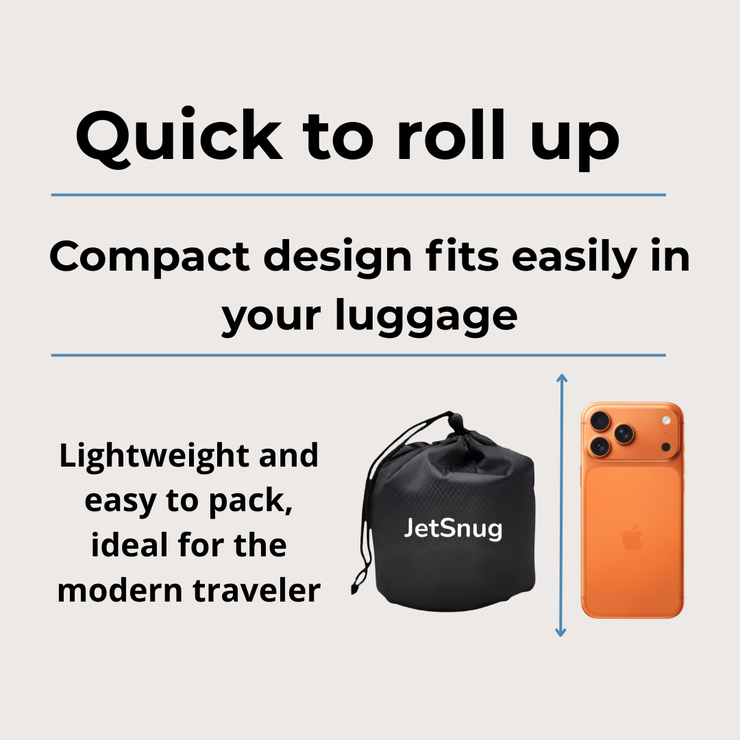 JetSnug® Neck Pain Relief Travel Pillow Pink