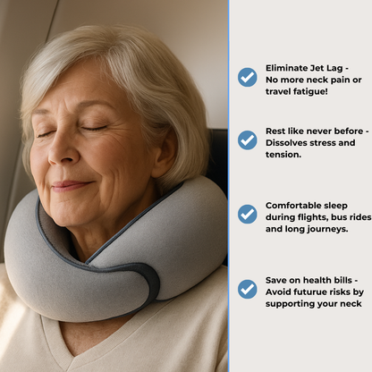 JetSnug® Neck Pain Relief Travel Pillow