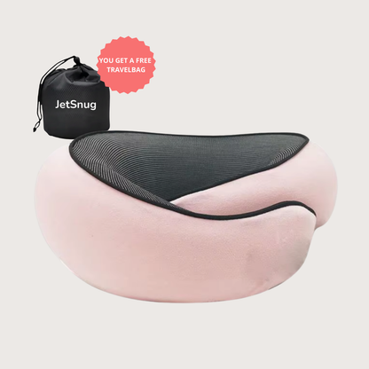 JetSnug® Neck Pain Relief Travel Pillow Pink