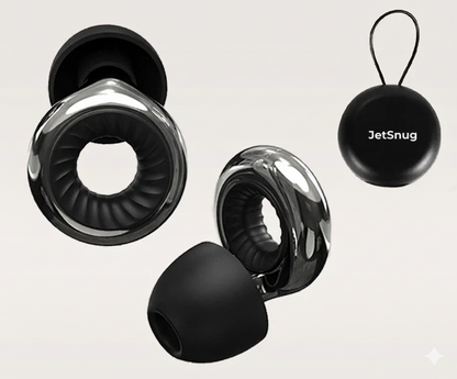 JetSnug® Noise Reducing Travel Earplugs 2.0